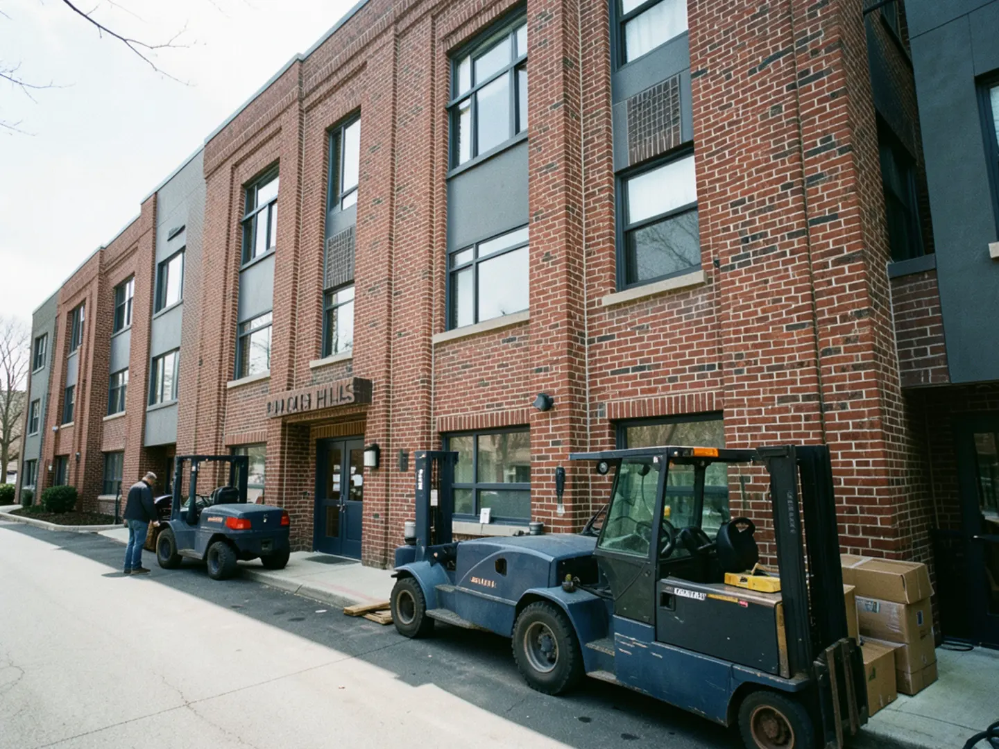 Condo Complex Streetscape in Palos Hills IL