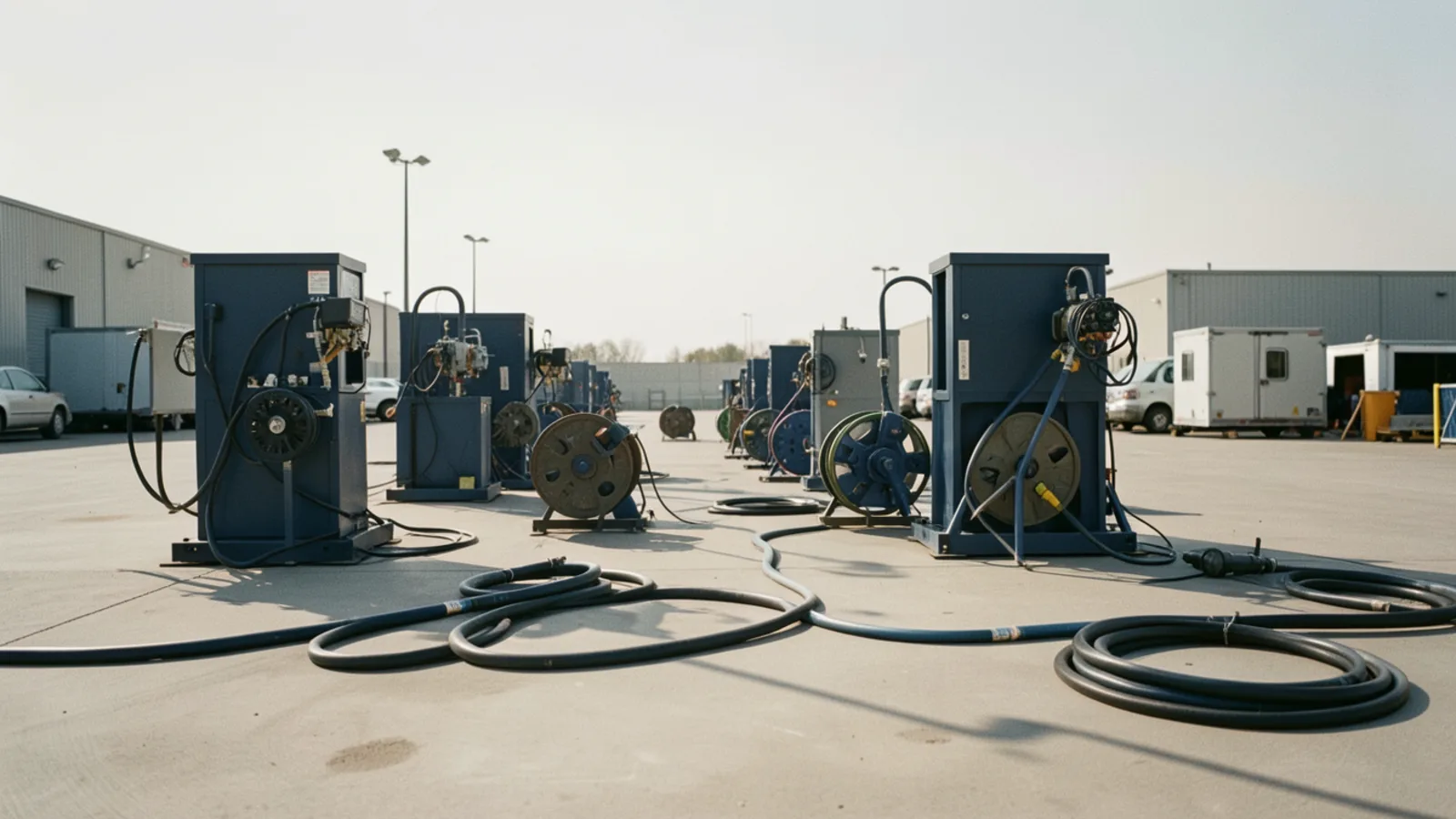 Commercial sewer rodding and drain cleaning equipment ready for dispatch in Oak Lawn IL